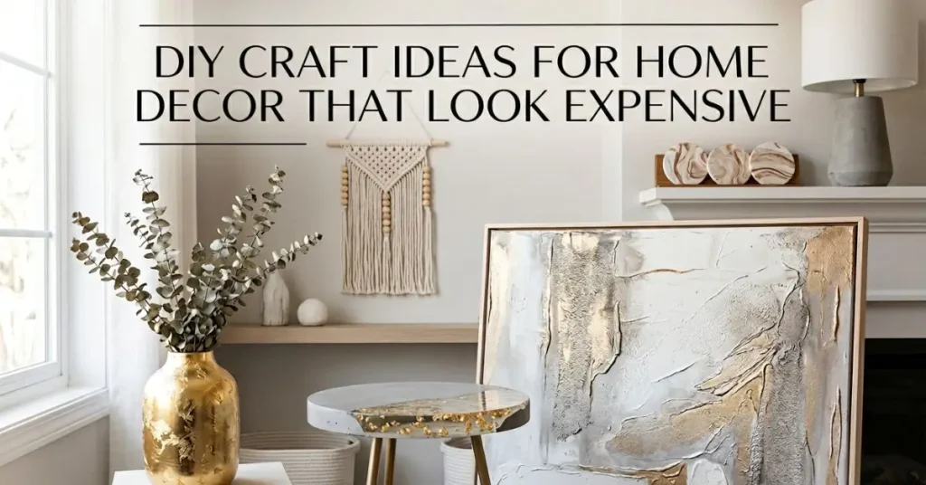 diy craft ideas for home decor