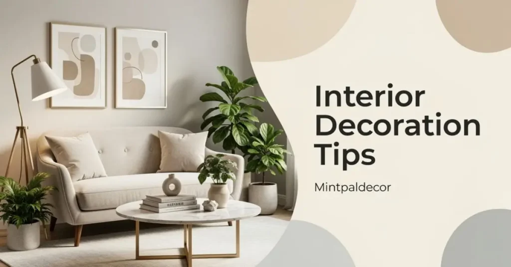 interior decoration tips mintpaldecor