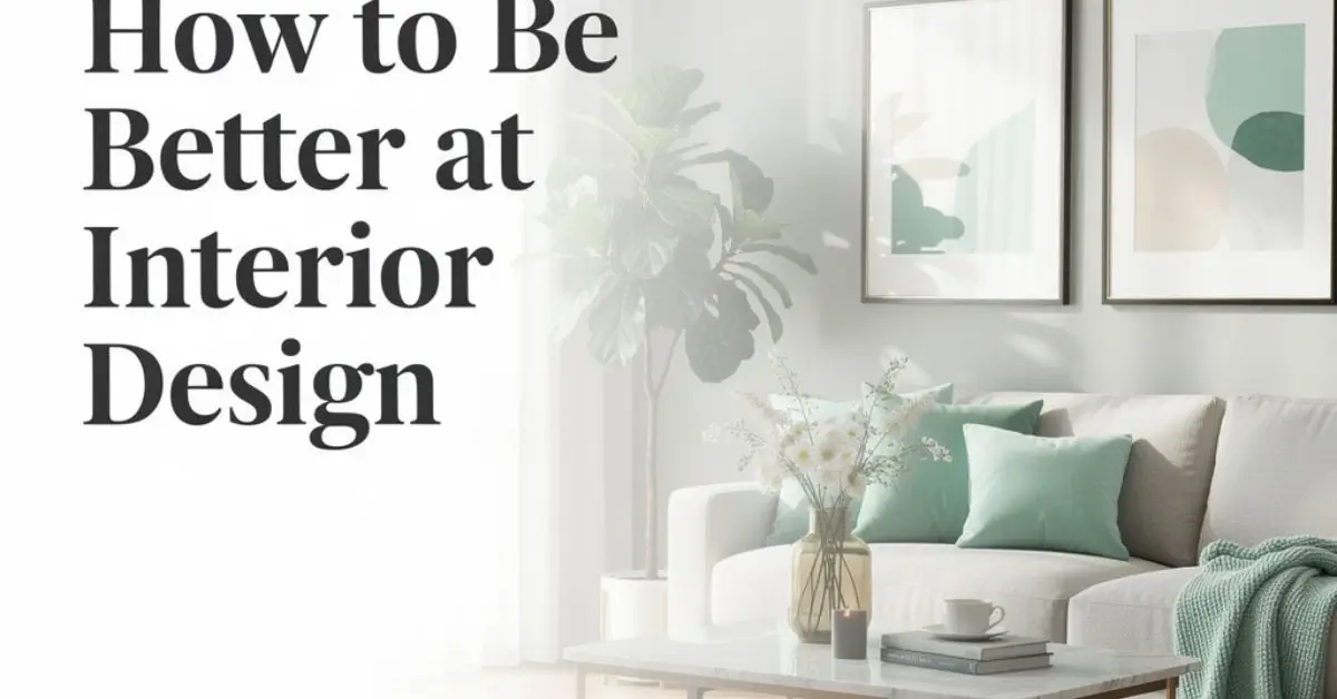 how to be better at interior design mintpaldecor